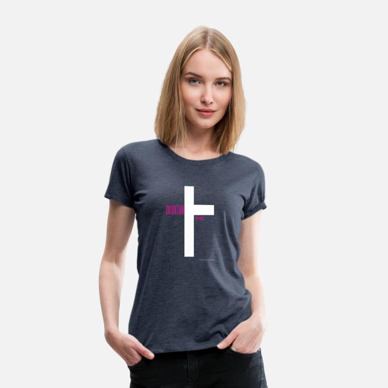 Salvation & Mercy Cross Modern Christian Graphic T