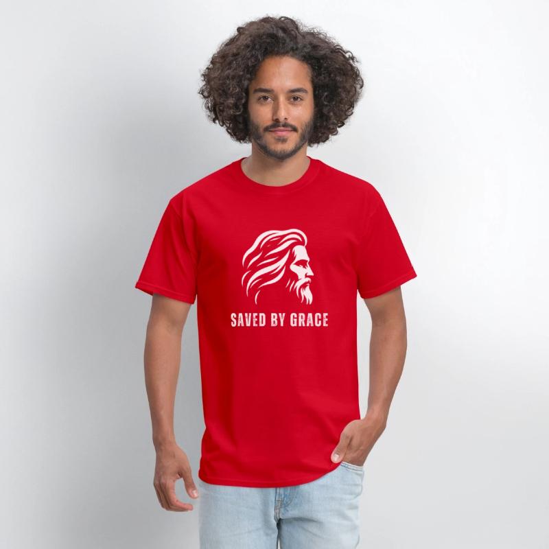 Saved By Grace Inspirational T-Shirt