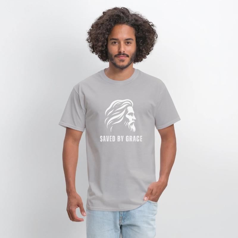 Saved By Grace Inspirational T-Shirt