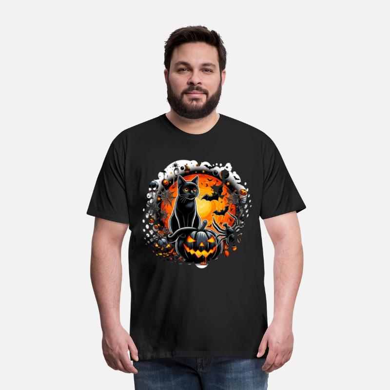 scary Halloween costume Outfit Pumpkin bat cat