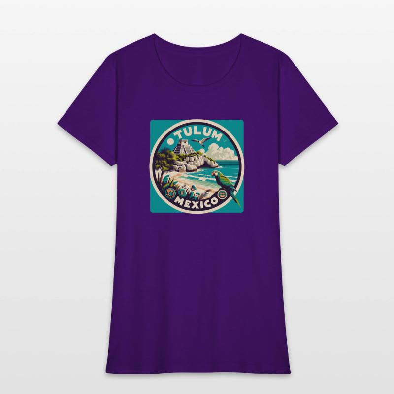 Scenic Tulum Mexico Travel Sticker