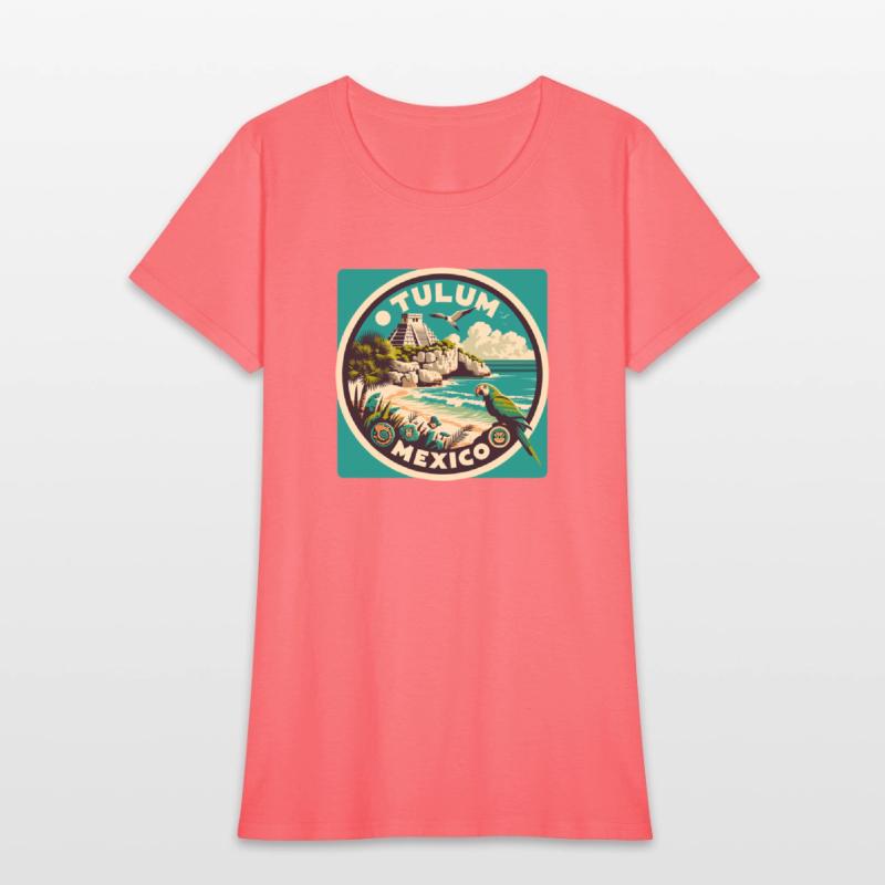 Scenic Tulum Mexico Travel Sticker