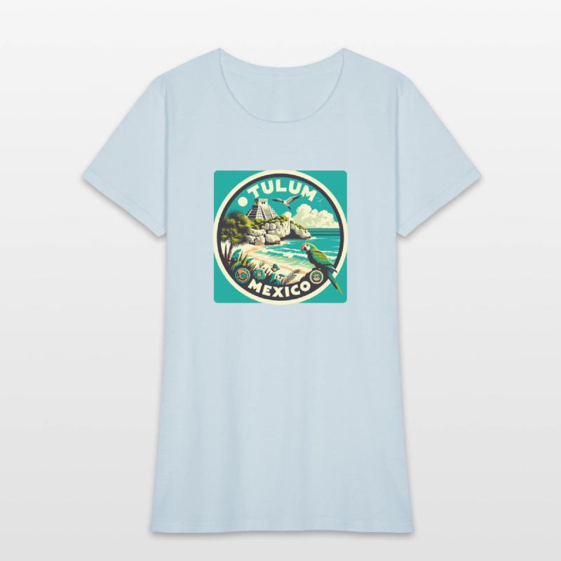 Scenic Tulum Mexico Travel Sticker