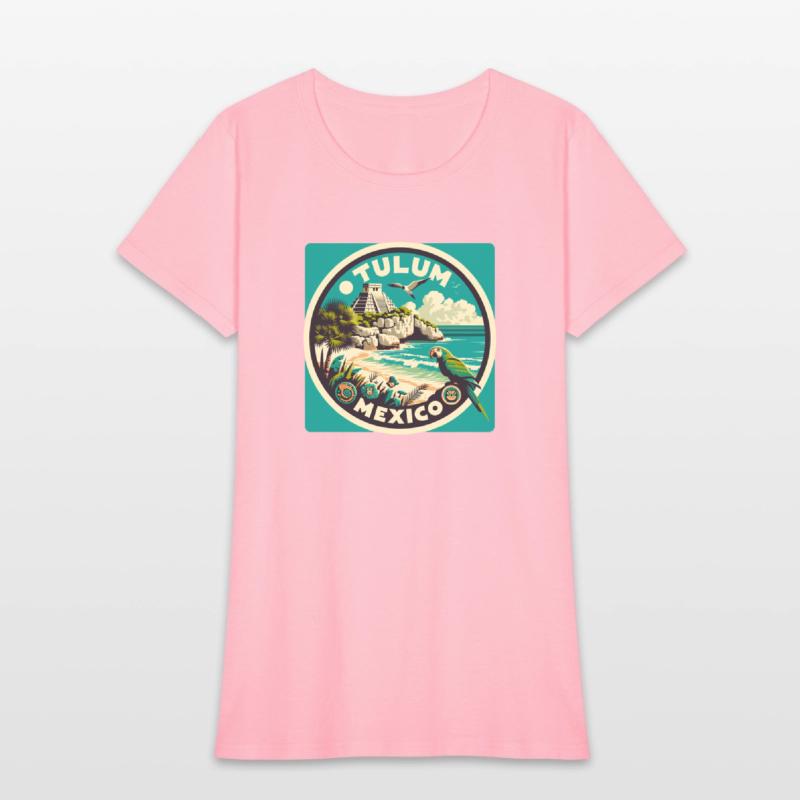 Scenic Tulum Mexico Travel Sticker