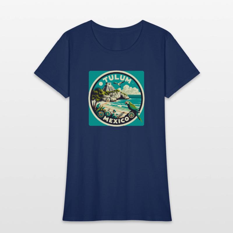 Scenic Tulum Mexico Travel Sticker