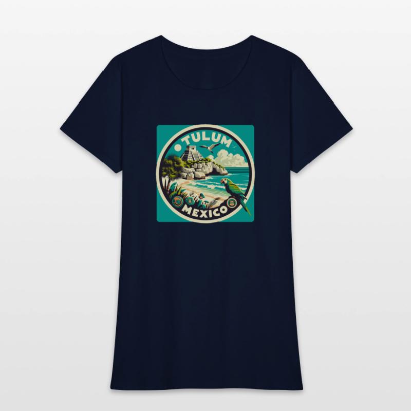 Scenic Tulum Mexico Travel Sticker