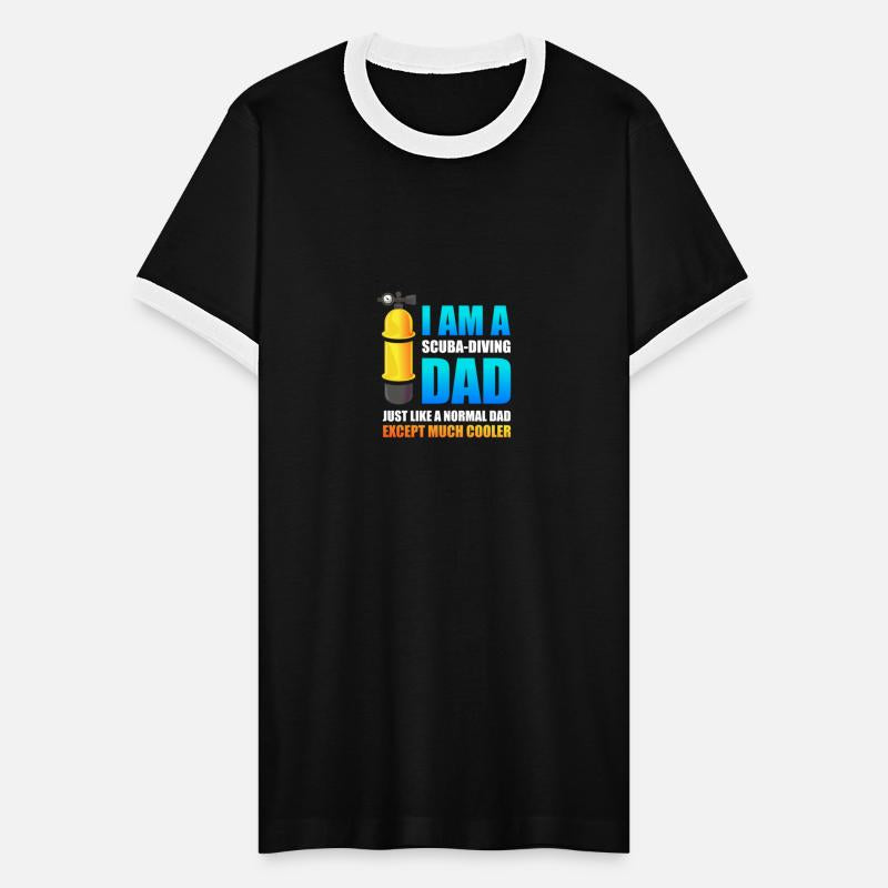 Scuba Diving Dad Snorkeling Deep Sea Diver