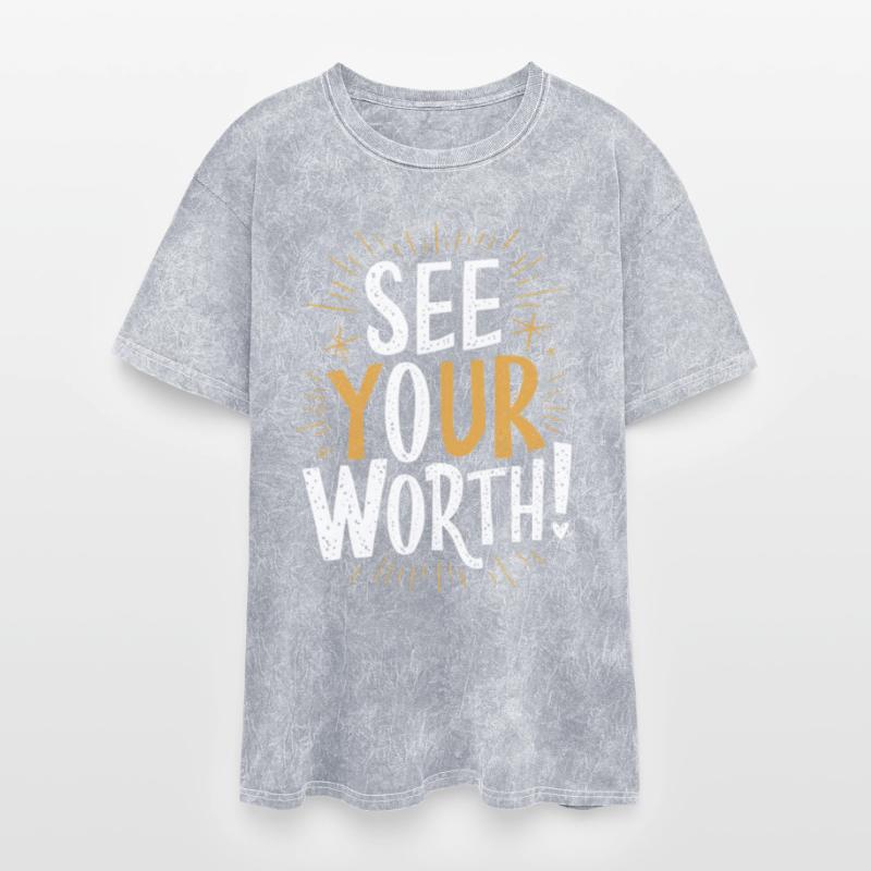 See Your Worth Motivational Phrase