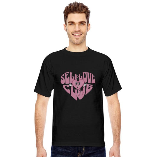 Self-Love Club Retro Pink Heart Mascot