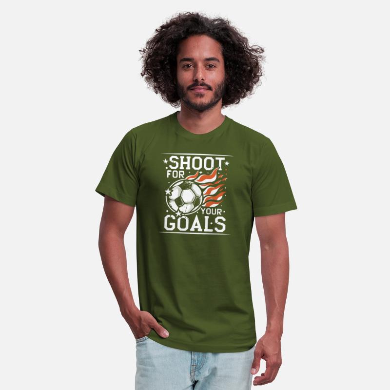 Shoot For Your Goals Funny Football Fan Soccer