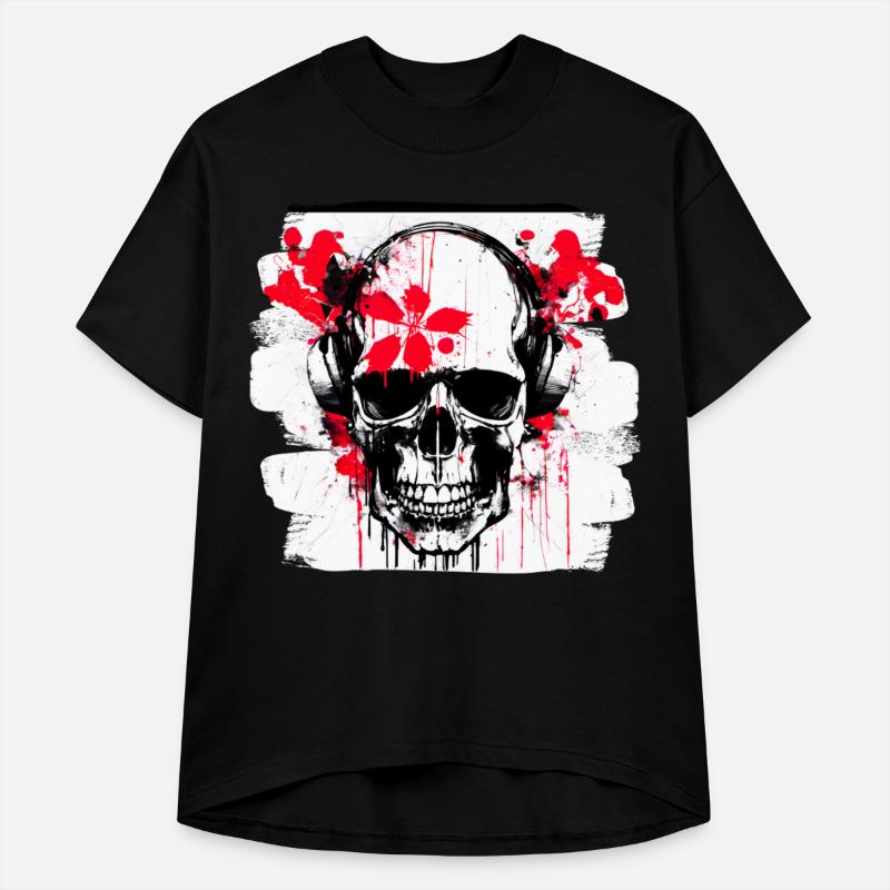 Skull Heavy Metal Trash Polka Demon