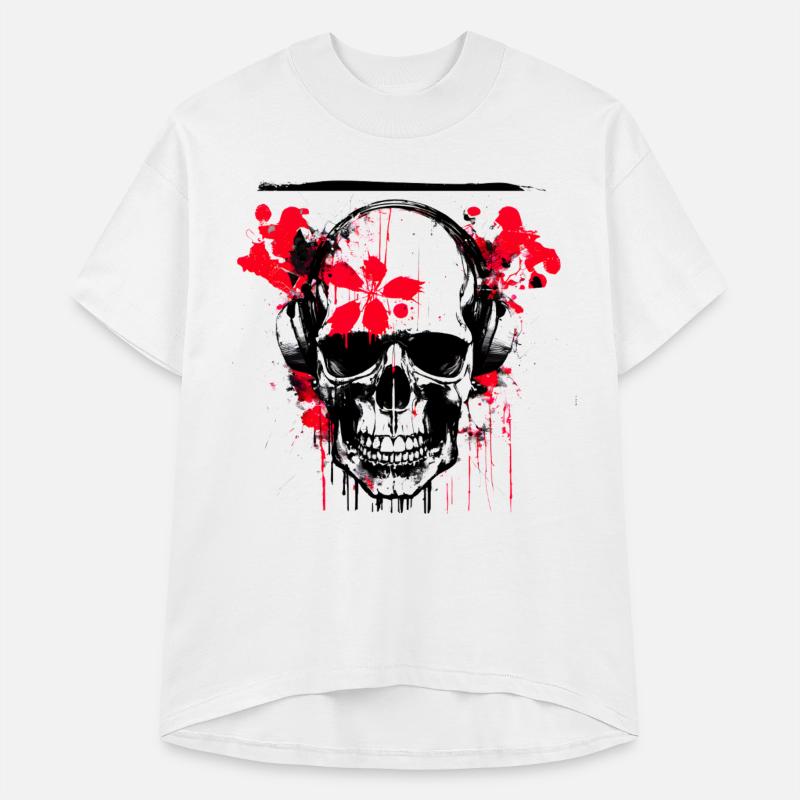 Skull Heavy Metal Trash Polka Demon