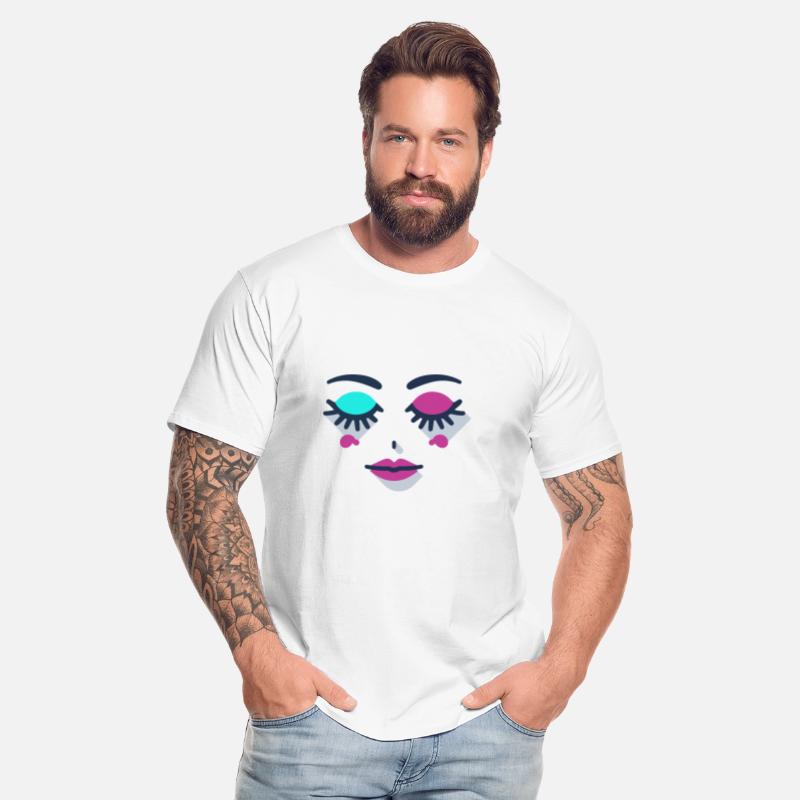 Sleeping Eyes Abstract Female Face Beauty