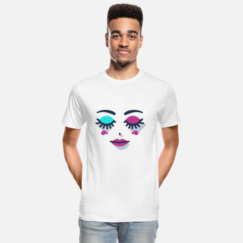 Sleeping Eyes Abstract Female Face Beauty