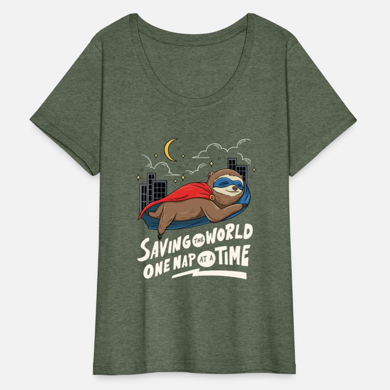 Sloth Superhero Design for Sleeping