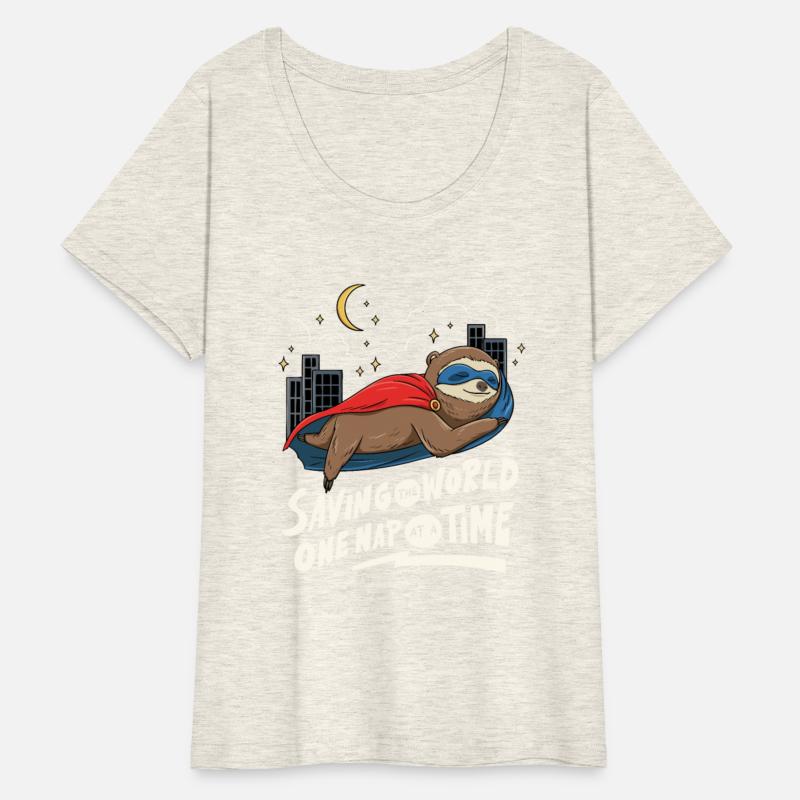 Sloth Superhero Design for Sleeping