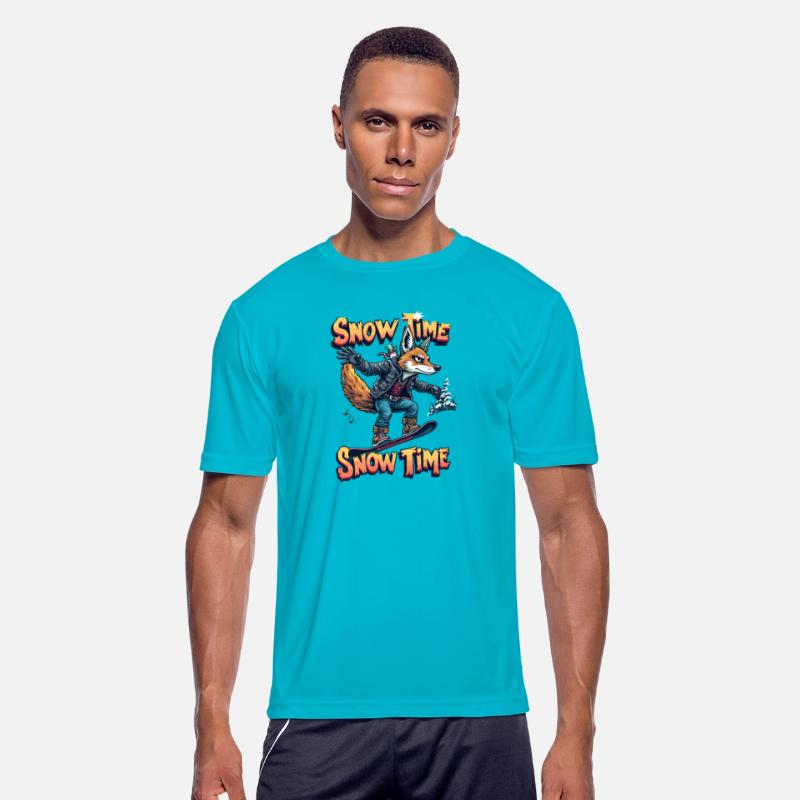 Snow Time Snowboarding Fox Adventure Artwork