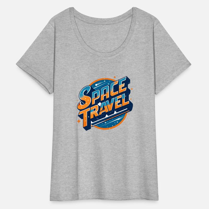 space travel typography text with stars