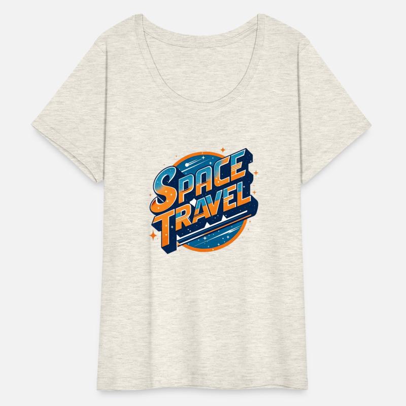 space travel typography text with stars