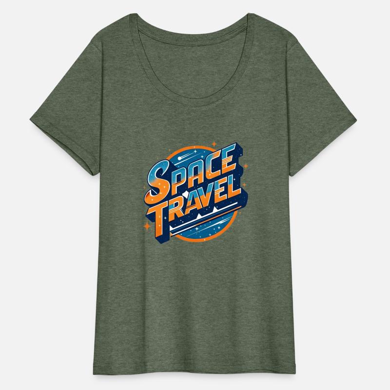 space travel typography text with stars