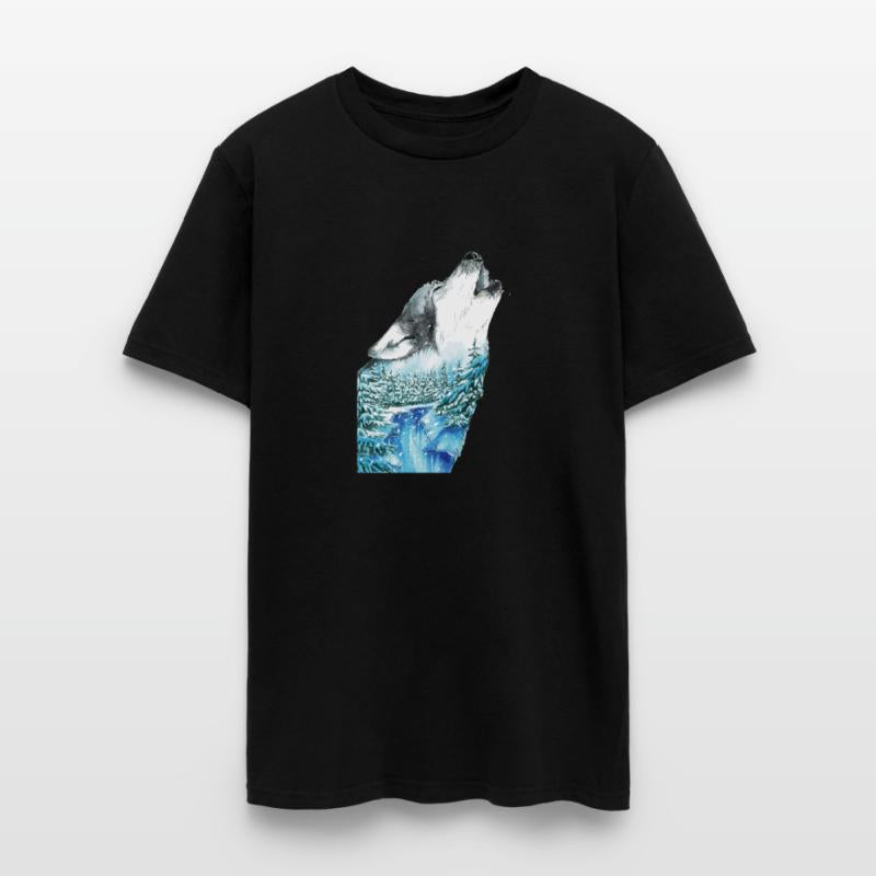 Spirit of Winter Wolf Wild Howling Art Winter Wolf