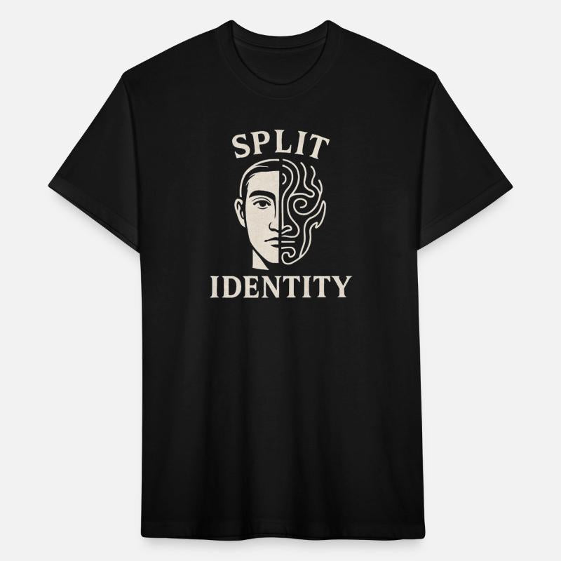 Split Identity Artistic Portrait