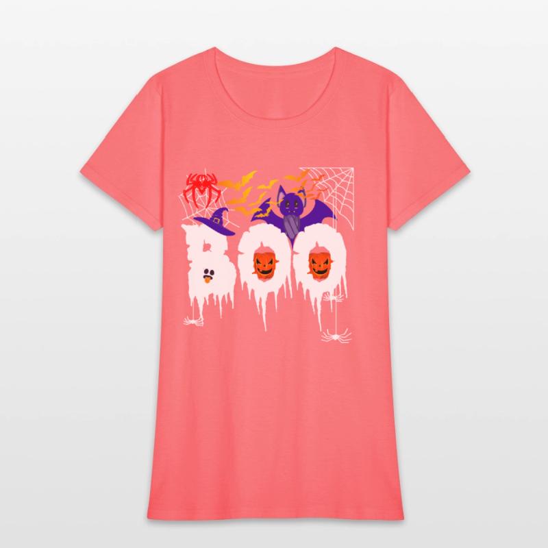 spooky Halloween ghost costume outfit saying Boo