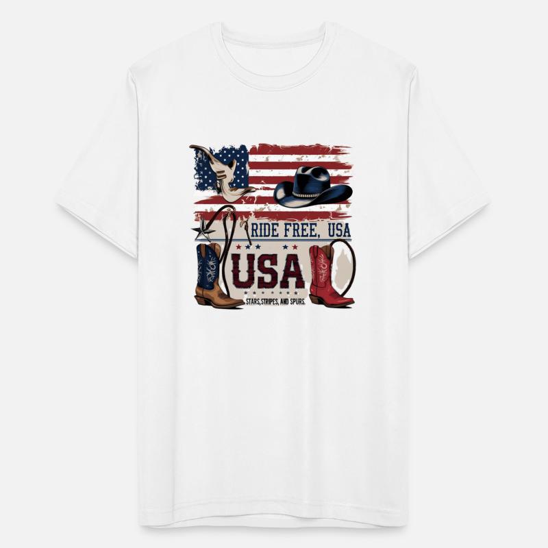 Stars, Stripes & Spurs Western Tee
