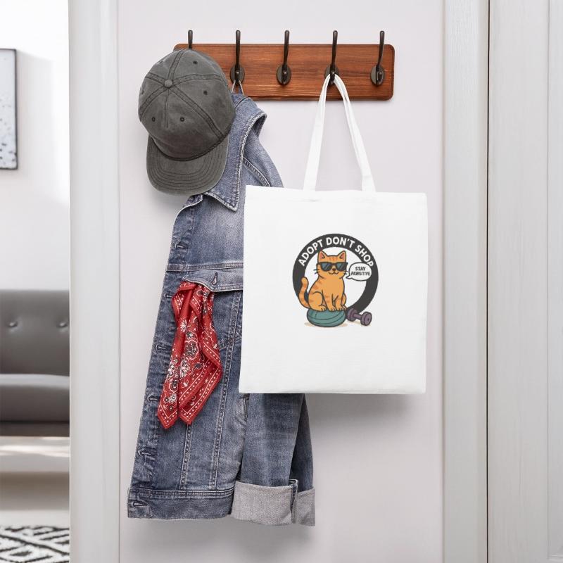 Stay Pawsitive – Adopt Don’t Shop Cat Design