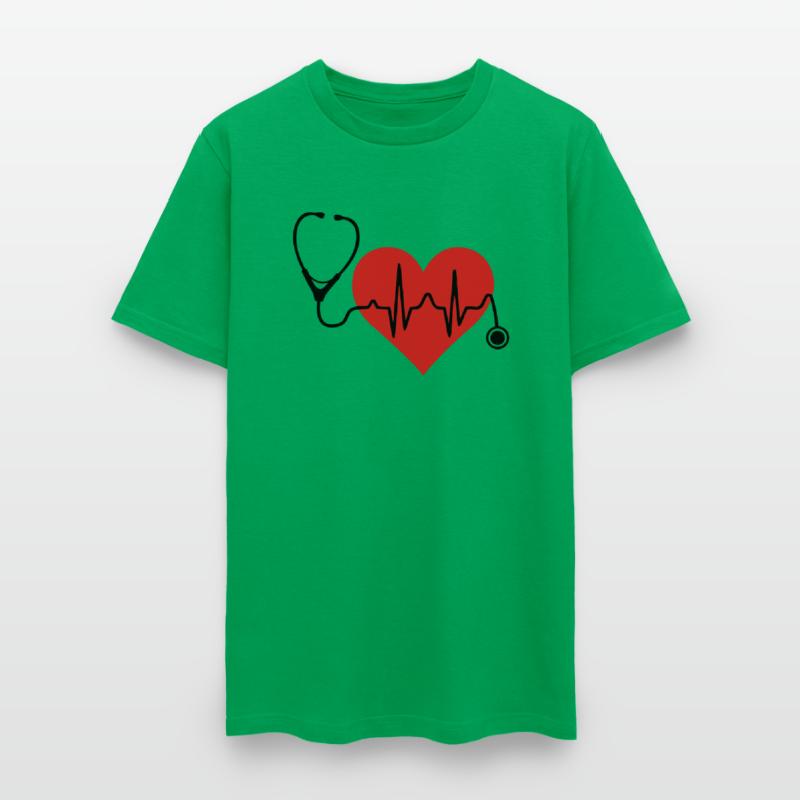 Stethoscope Heartbeat Heart T Shirt