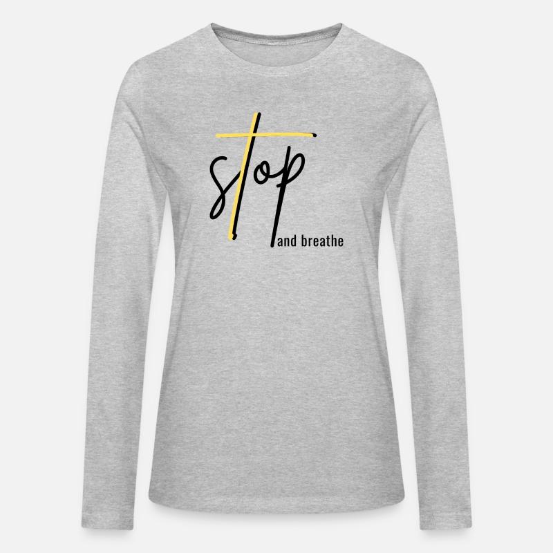 Stop and Breathe - Mindfulness Quote Design