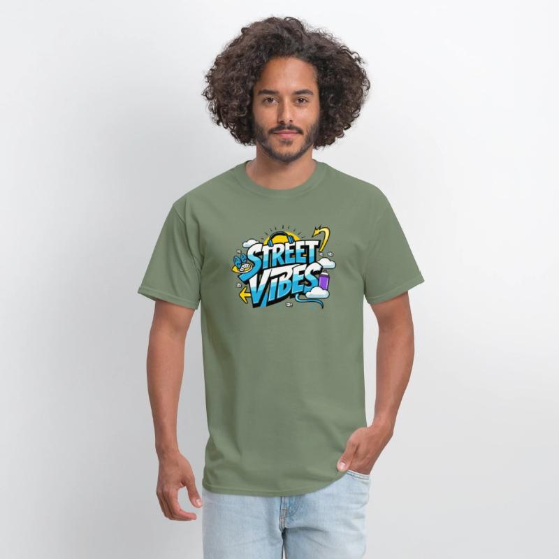 Street Vibes Tee: Urban Art & Youth Energy