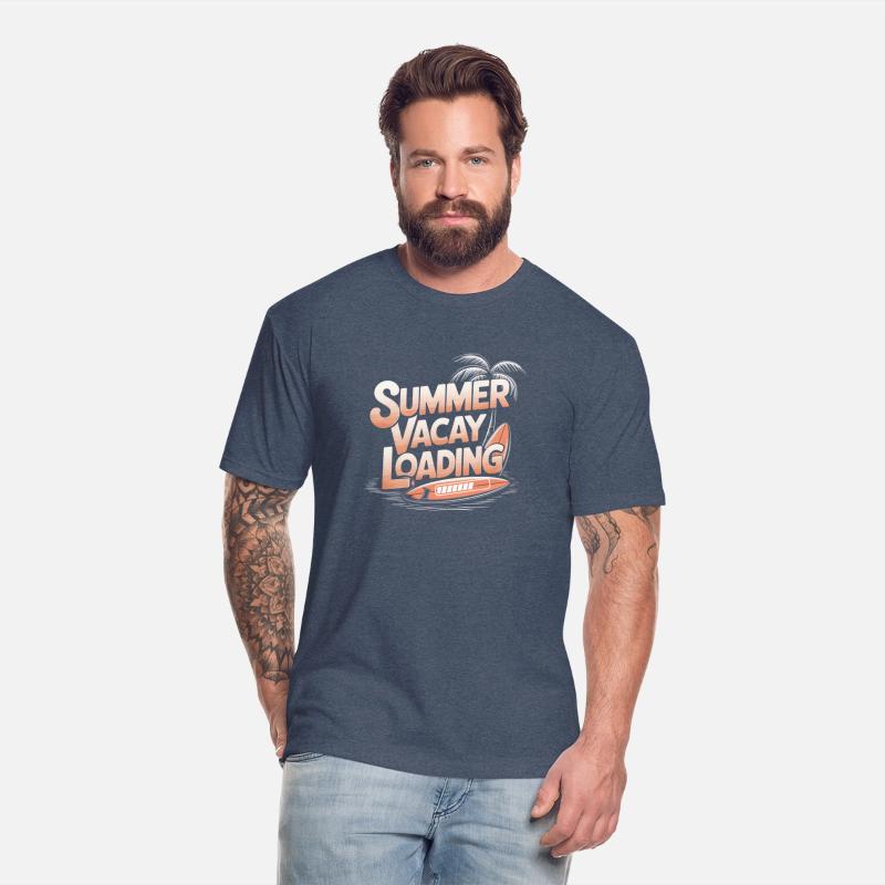 Summer Vacay Loading Beach Surf Vacation T-Shirt