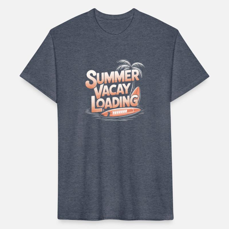 Summer Vacay Loading Beach Surf Vacation T-Shirt