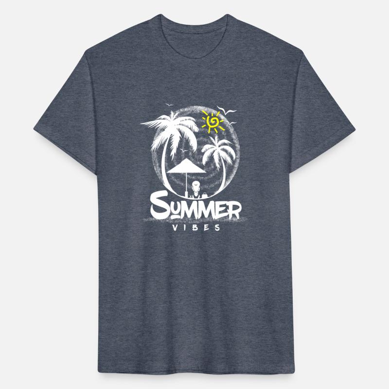 Summer vibes. white frame