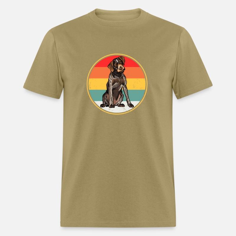 Sunset German Wirehaired Pointer Dog