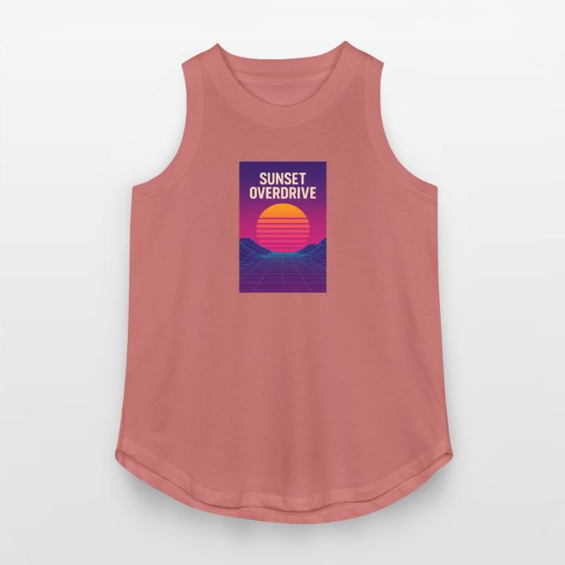 Sunset Overdrive – Vaporwave Summer Vibes Tee