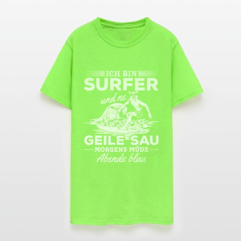 Surfer And A Horny Pig Tired In The Morning