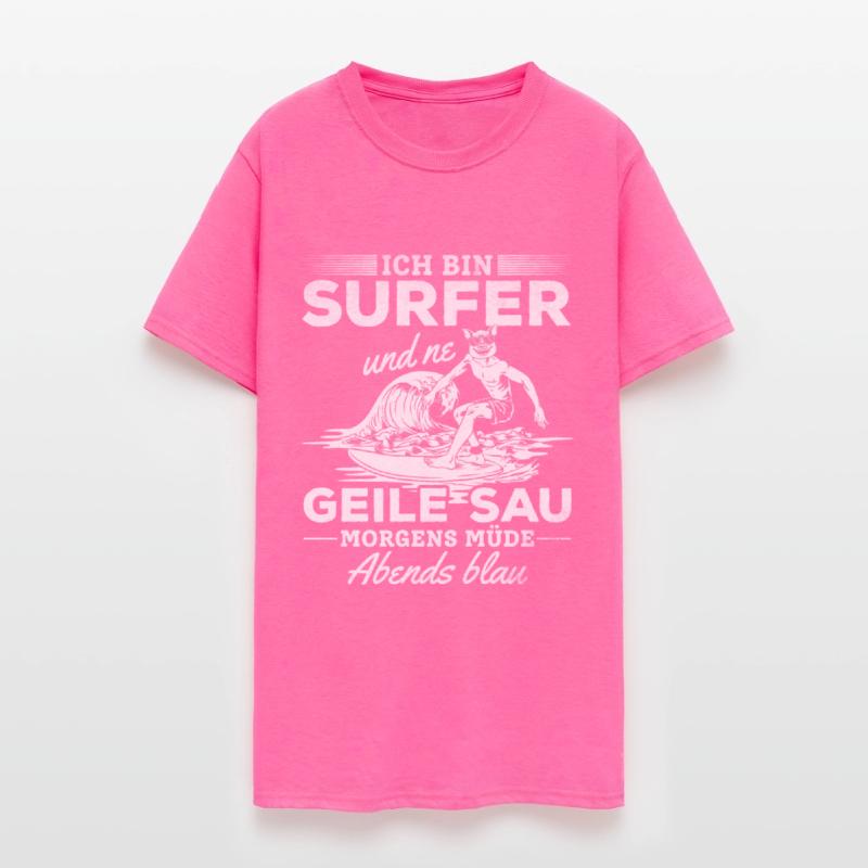 Surfer And A Horny Pig Tired In The Morning