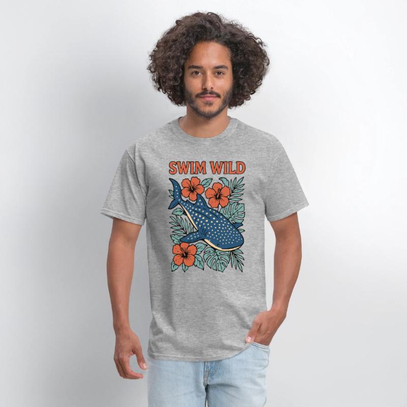 Swim Wild | Tropical Whale Shark Design