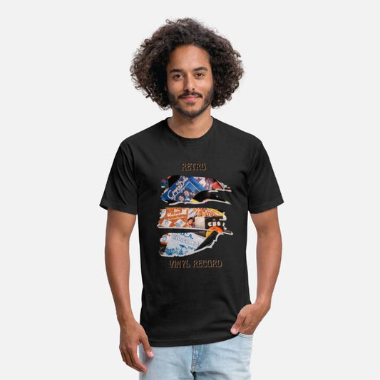 t-shirt Vintage Vibes: Retro Vinyl Record Tee
