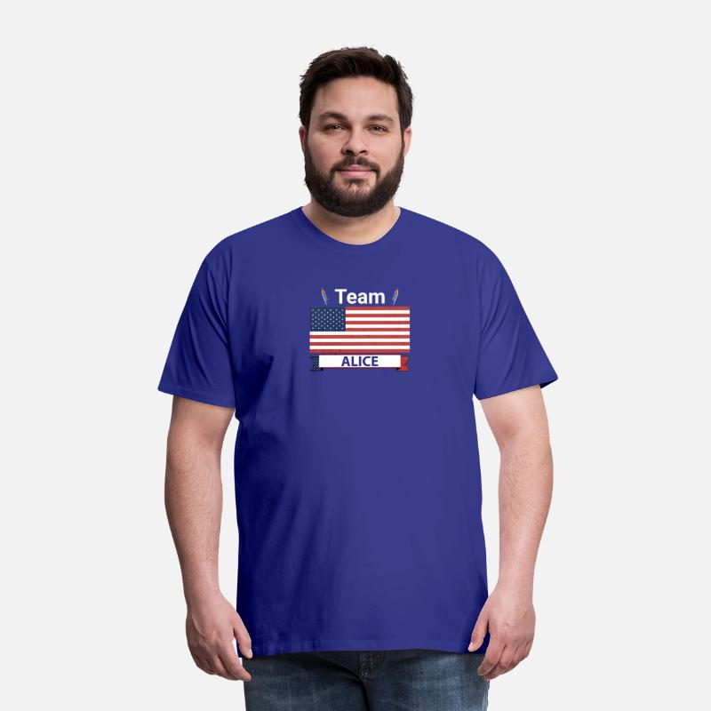 Team Alice USA American Flag Star Stripe