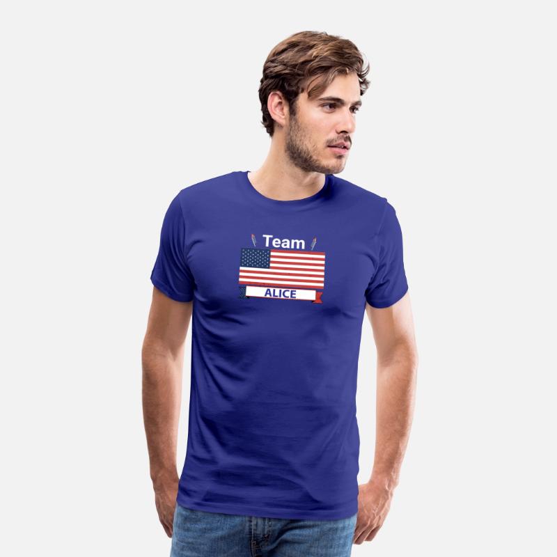 Team Alice USA American Flag Star Stripe
