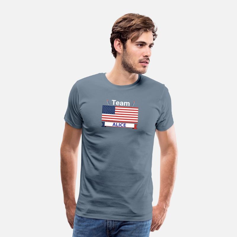 Team Alice USA American Flag Star Stripe