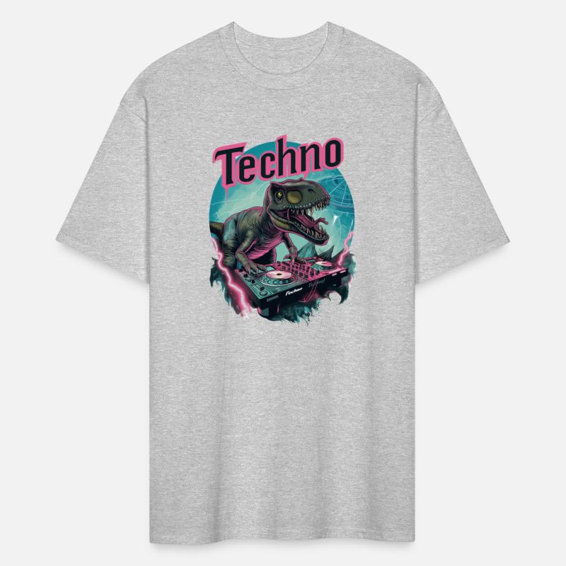 Techno DJ Rave Trex Dino T-Rex Dancefloor