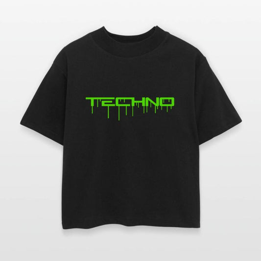 Techno Music Love Graffiti Quote Spray Party Drops