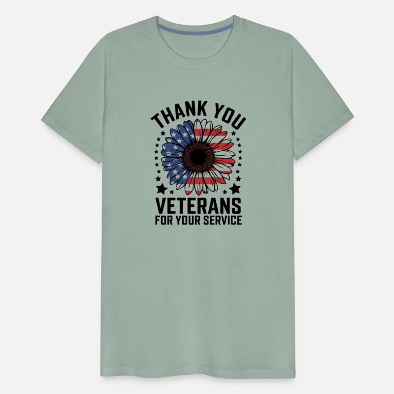 Thank You Veterans Sunflower Military Veterans Day