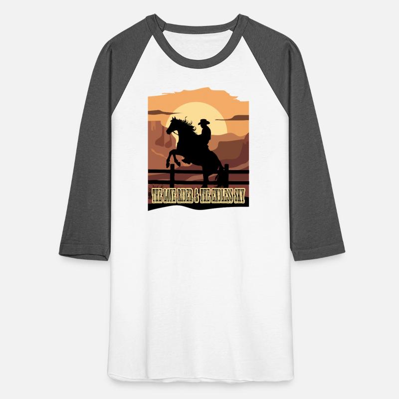 The lone rider and the endless sky