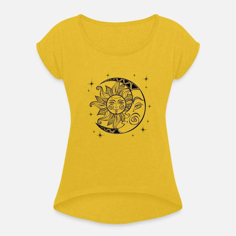 The moon and the sun Mystical Boho Style