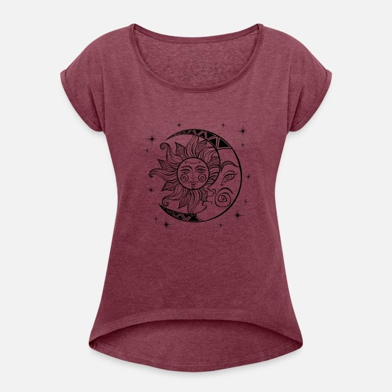 The moon and the sun Mystical Boho Style